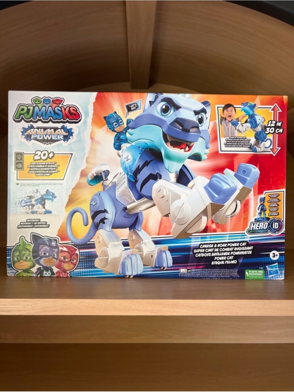 ✨$26✨NIB•PJ Masks Animal Power Charge & Roar Power Cat